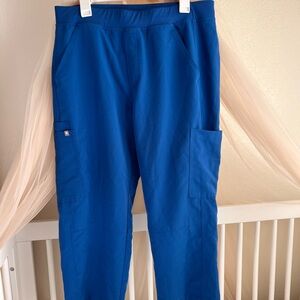 FIGS Scrub Mens XL/S Blue Axim Cargo Pants T2001S PO1683 5 Pocket